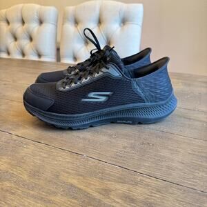 SKECHERS Slip-Ins Go Run Consistent 2.0 Sneakers Empowered Men's 14 EU 48 Black